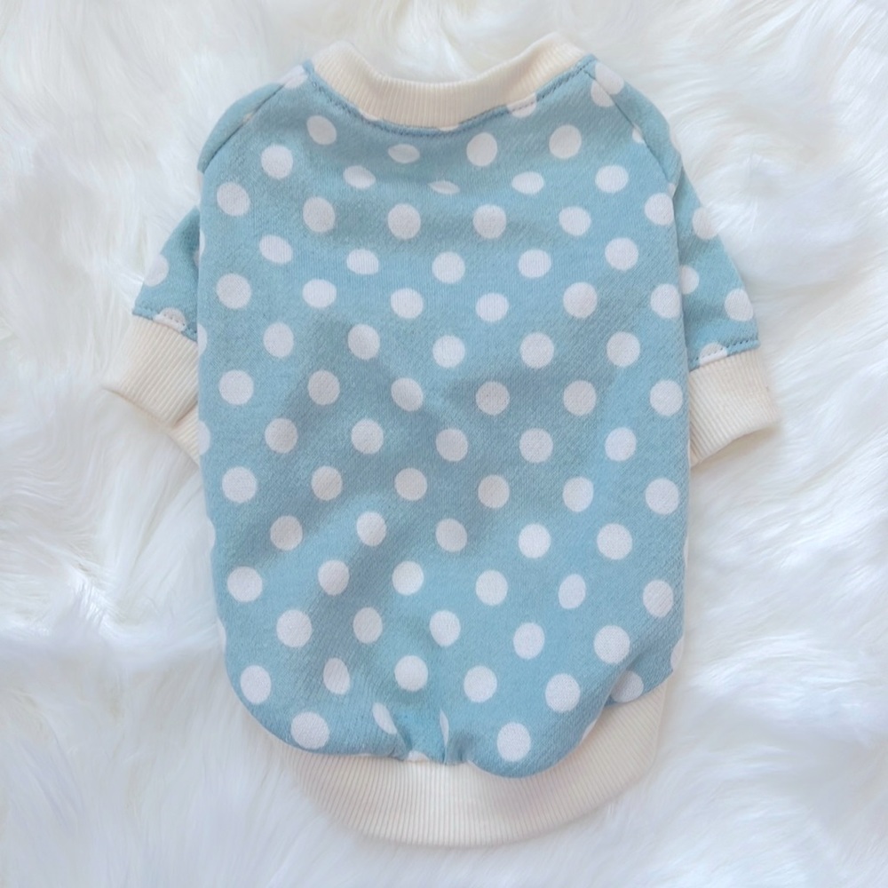 Studio Eloise Mint Polka Dot Tee